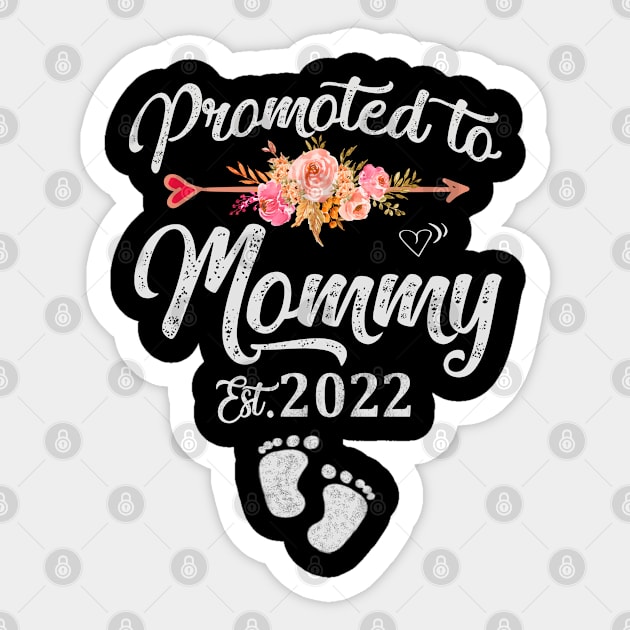 promoted to mommy est 2022 Sticker by Leosit